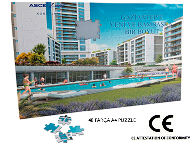 A4 Puzzle 50 Pieces