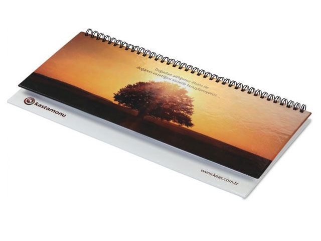 Desk Calendar, Weekly Spiral