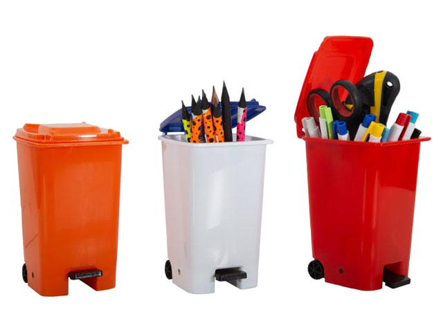 Push Container Pen Holder