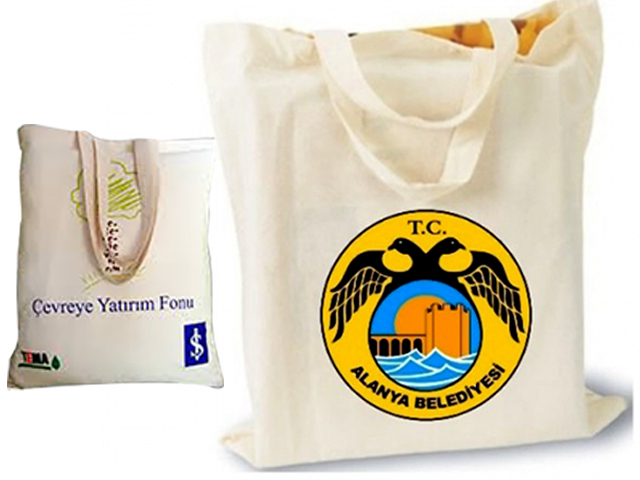 Raw Cloth Bag 1 color printing 35X40