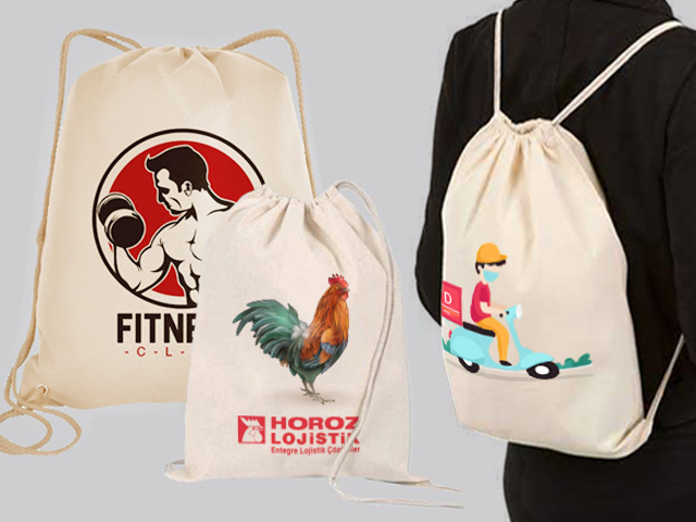 Raw cloth Backpack (35X45CM)