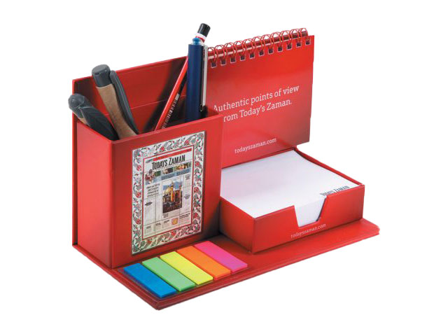 With Pen Holder, Memo Pad Calendar