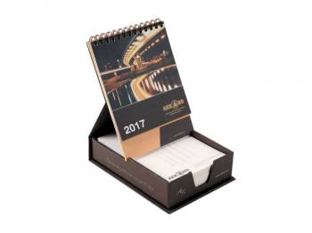 Calendar with Notepad Box