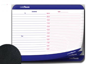 Mouse pad with memo pad