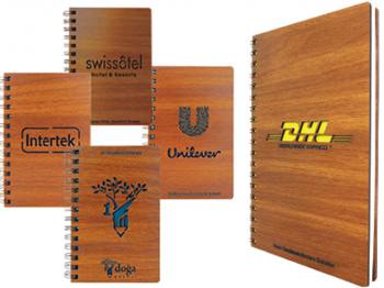Notebook with Wooden Cover (11×17 cm)