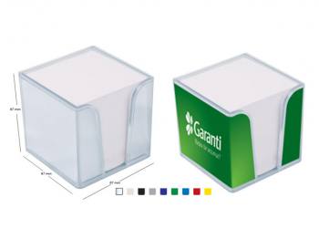 Plastic Cube Note Holder